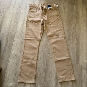 BRAND NEW Old Navy Men’s Straight Jeans 32x32 Khaki/Tan